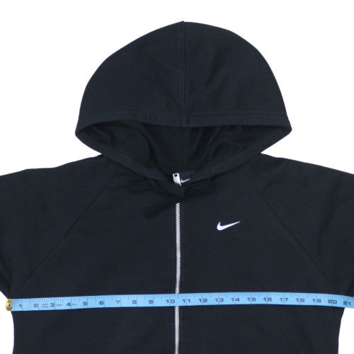 Nike Men's Black Small Full Zip Hoodie Fleece Sweatshirt