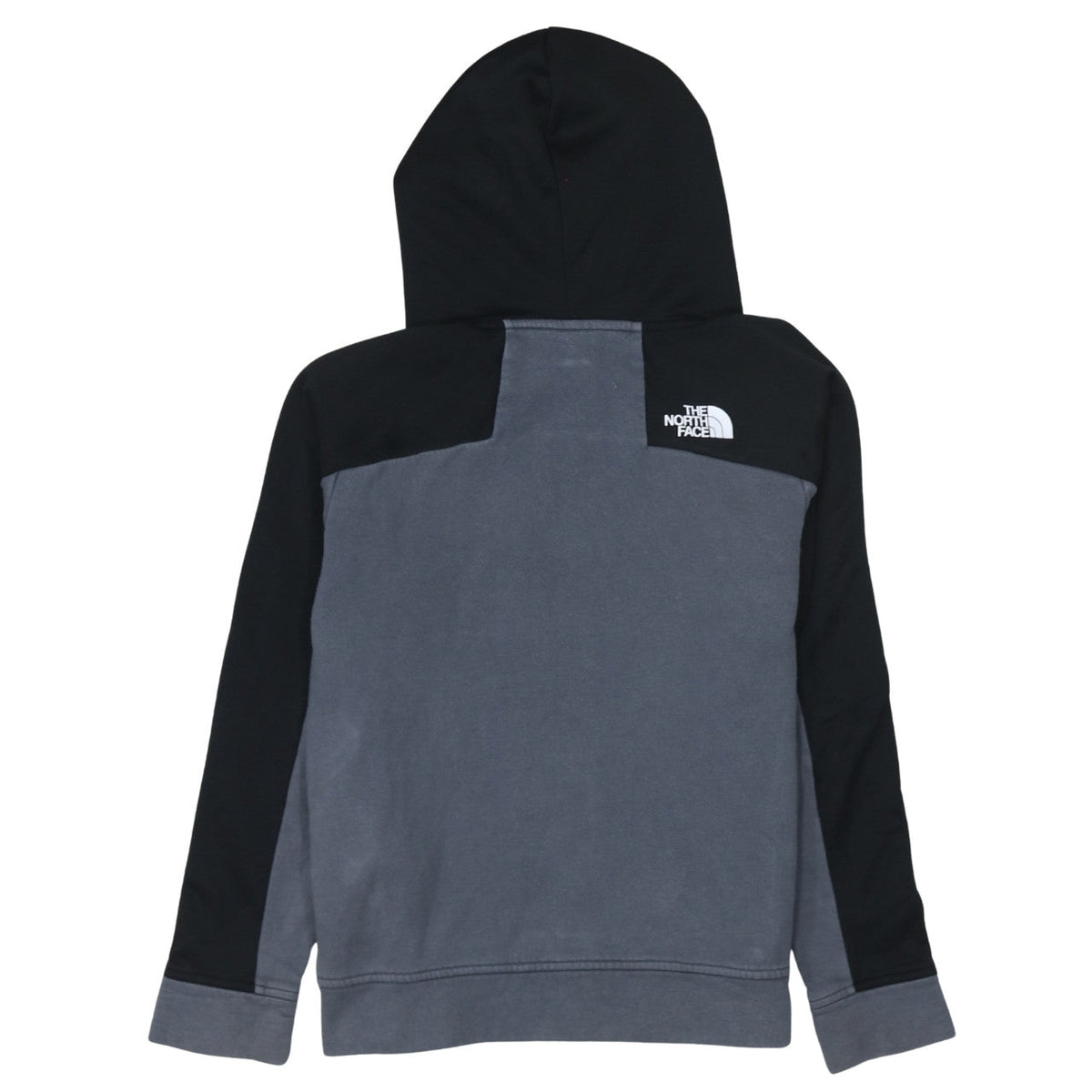 The North Face Boys Grey Pullover Hoodie L Logo Hooded Sweatshirt