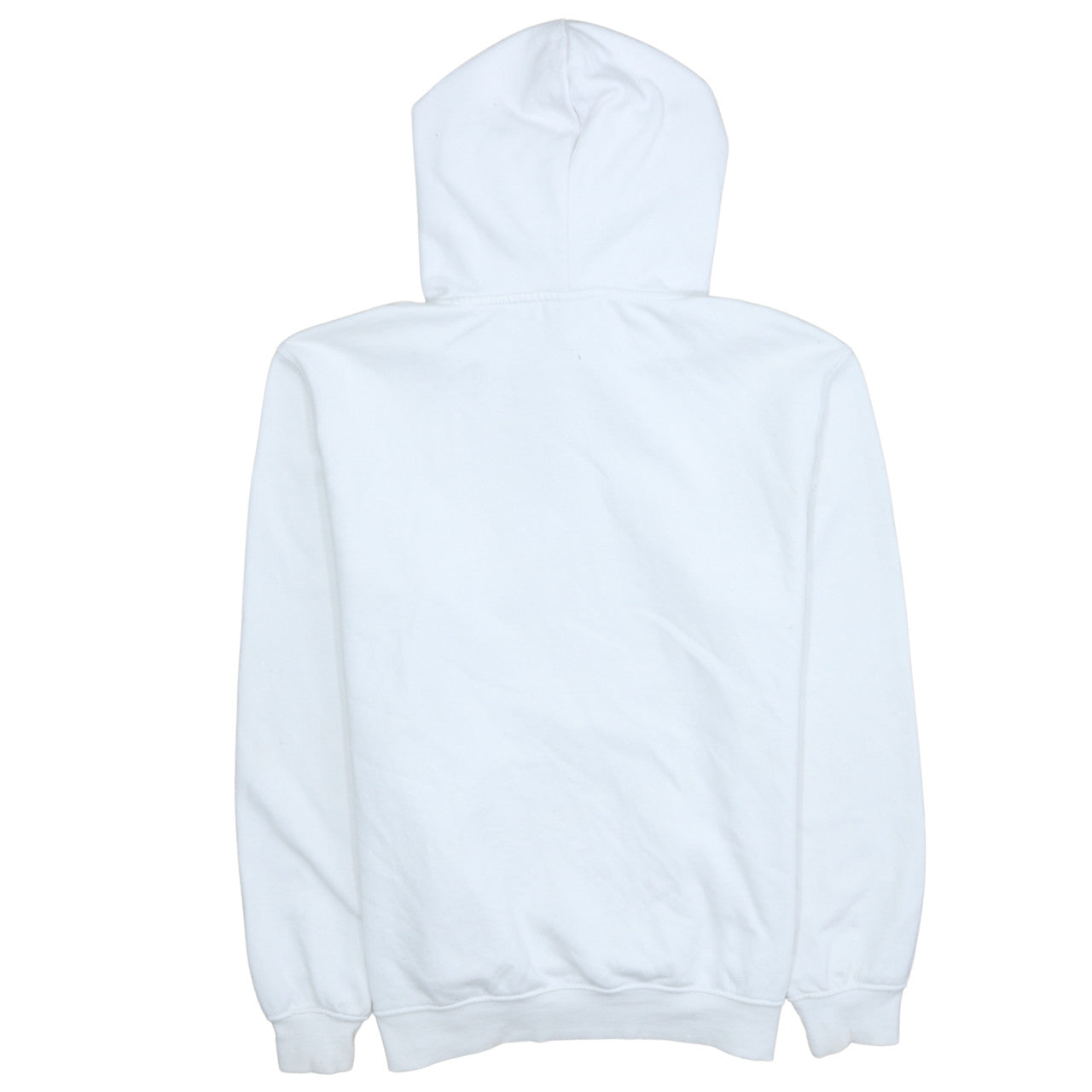H&M Men's White Relaxed Fit Pullover Hoodie M