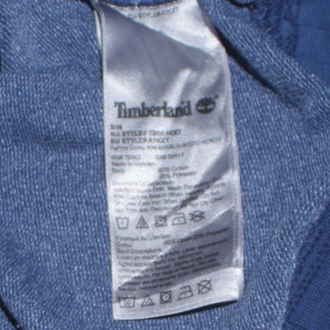 Timberland Men's Blue Cotton Crew Neck Pullover Sweatshirt M