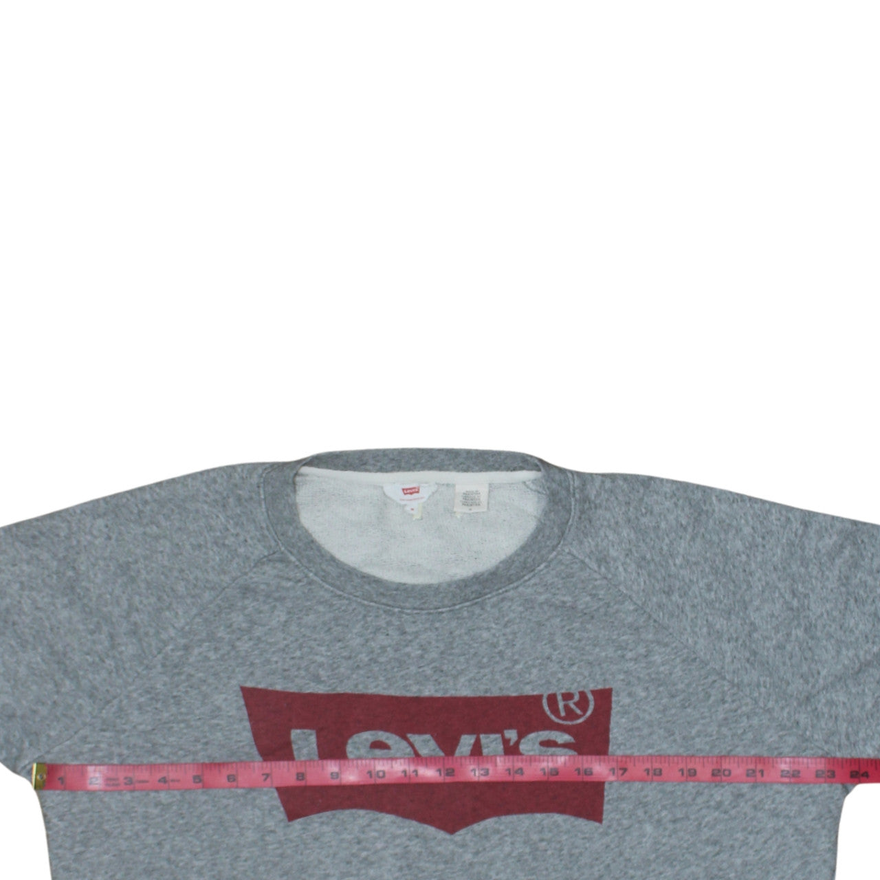 Levi's Men's Grey Logo Pullover Sweatshirt Size M