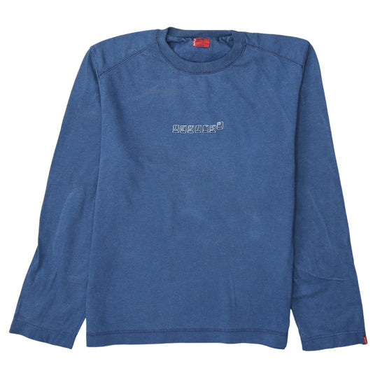 Levi's Men's Blue XL Crew Neck Cotton Blend Sweatshirt
