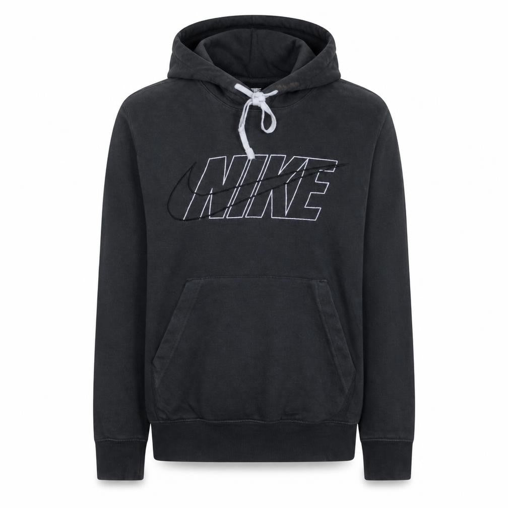Nike Mens Black XS Pullover Hoodie Graphic Logo Sweatshirt