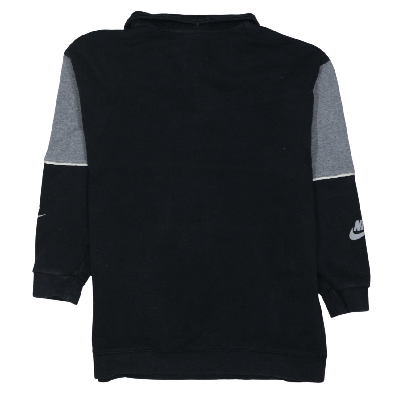 Nike Boys Black XL 1/4 Zip Fleece Sweatshirt with Logo and Pocket