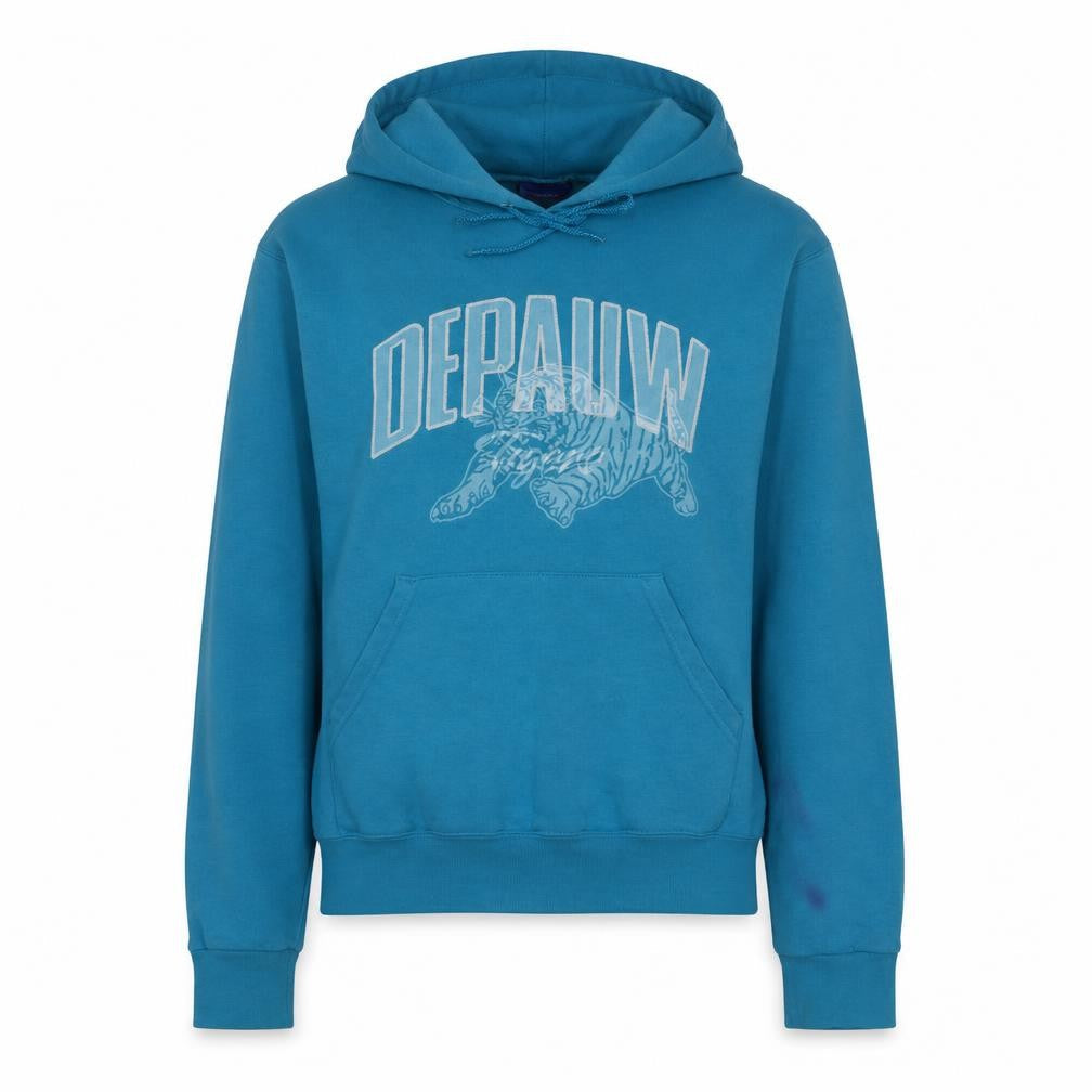 Champion Women's Blue Depauw Graphic Pullover Hoodie Size S
