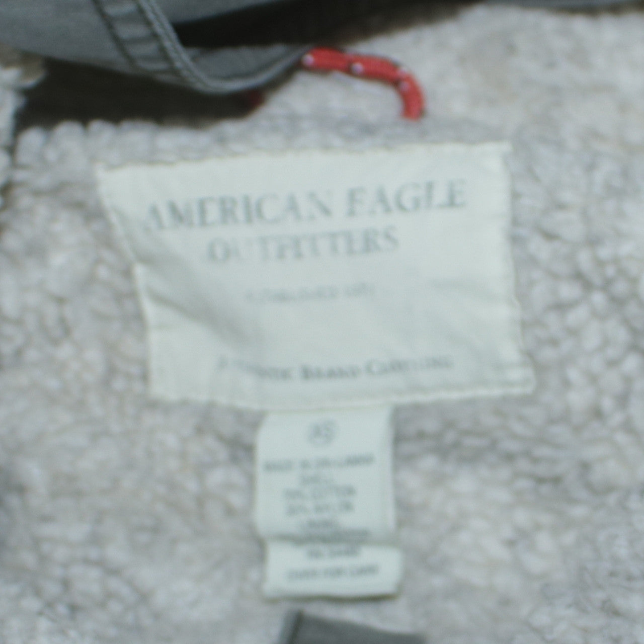 American Eagle Outfitters Mens Green Hooded Anorak Jacket Size M