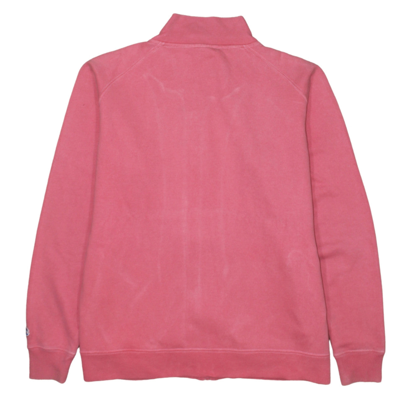 Champion Womens Pink Cotton Full Zip Track Jacket Size L