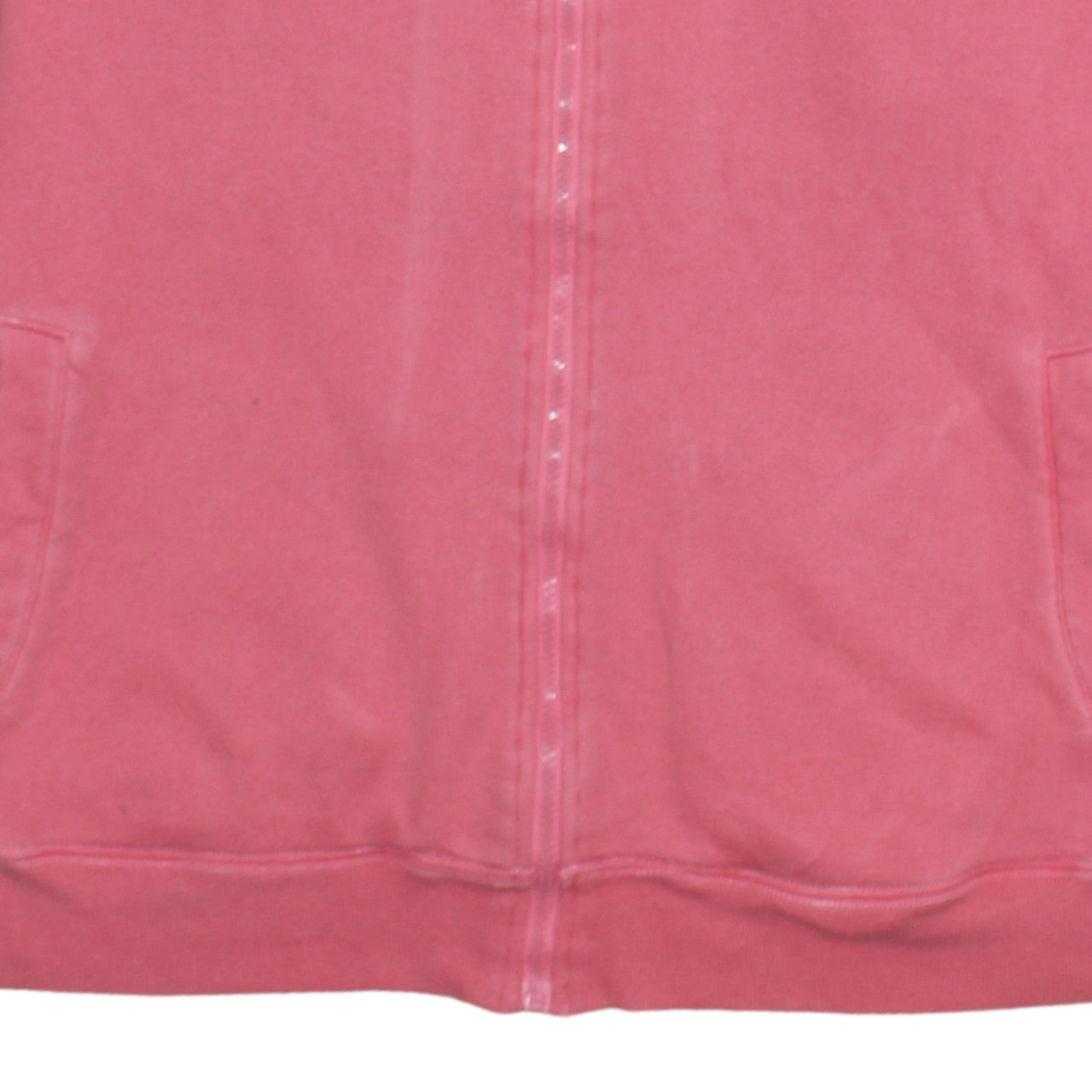 Champion Womens Pink Cotton Full Zip Track Jacket Size L