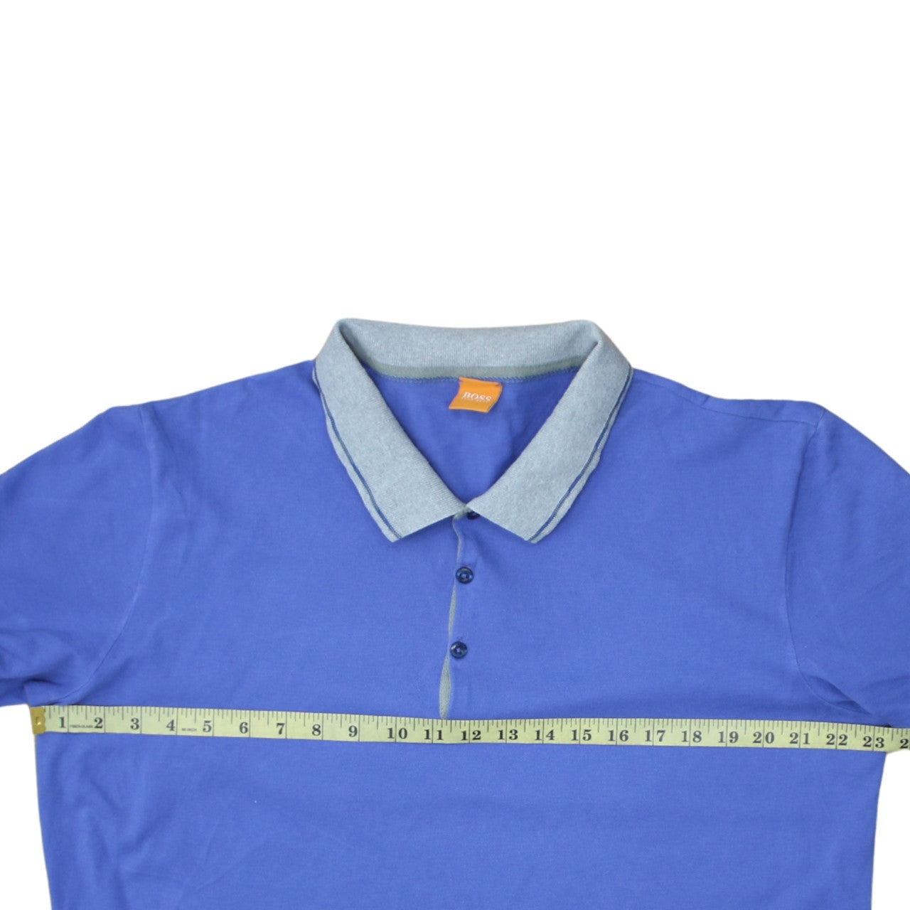 Hugo Boss Men's Blue 2XL Cotton Polo Shirt