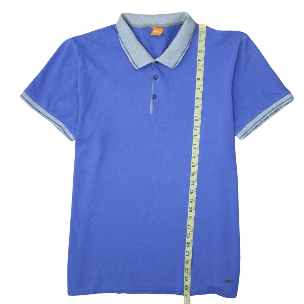 Hugo Boss Men's Blue 2XL Cotton Polo Shirt