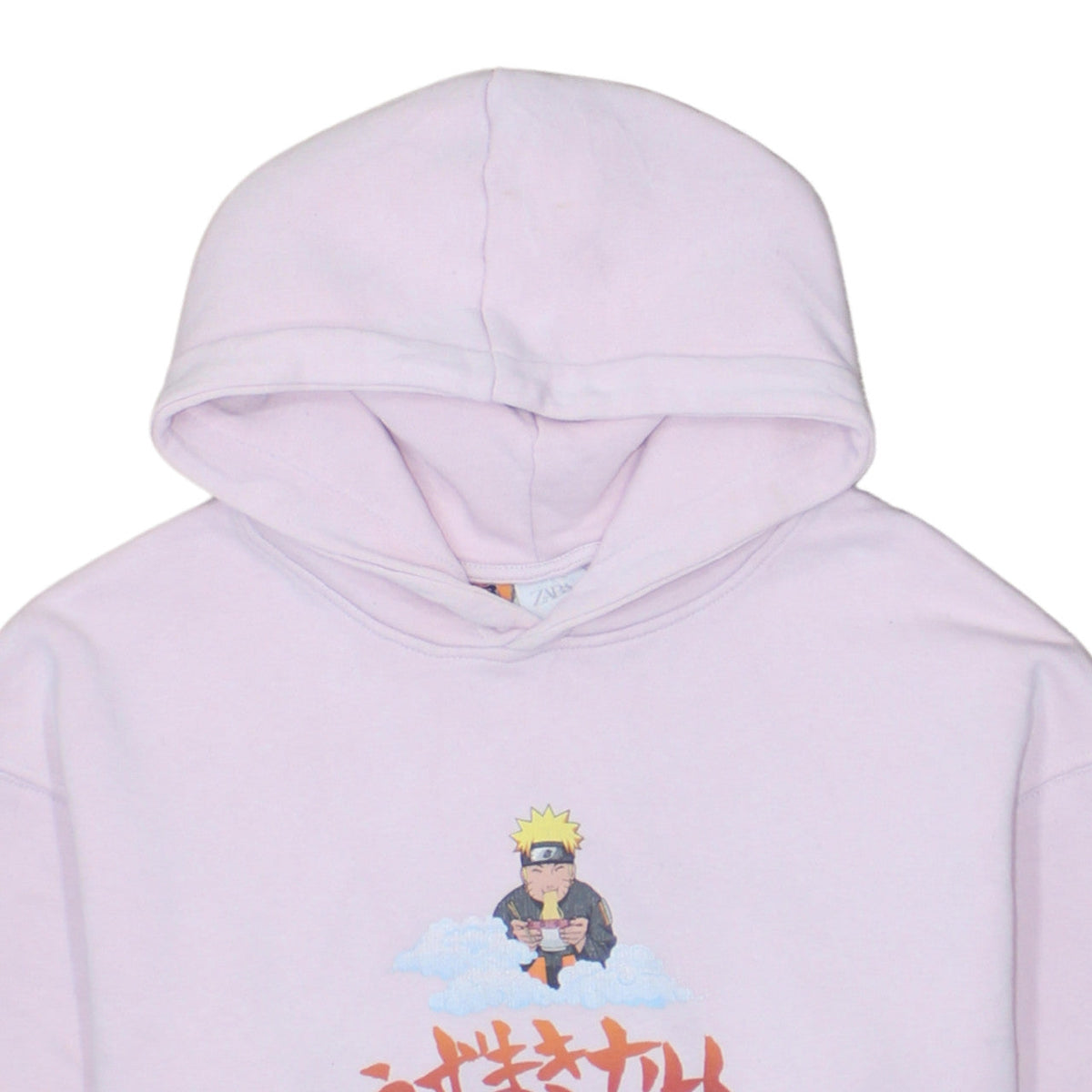 Zara Boys Pink Naruto Ichiraku Ramen Shop Pullover Hoodie 11-12 Years
