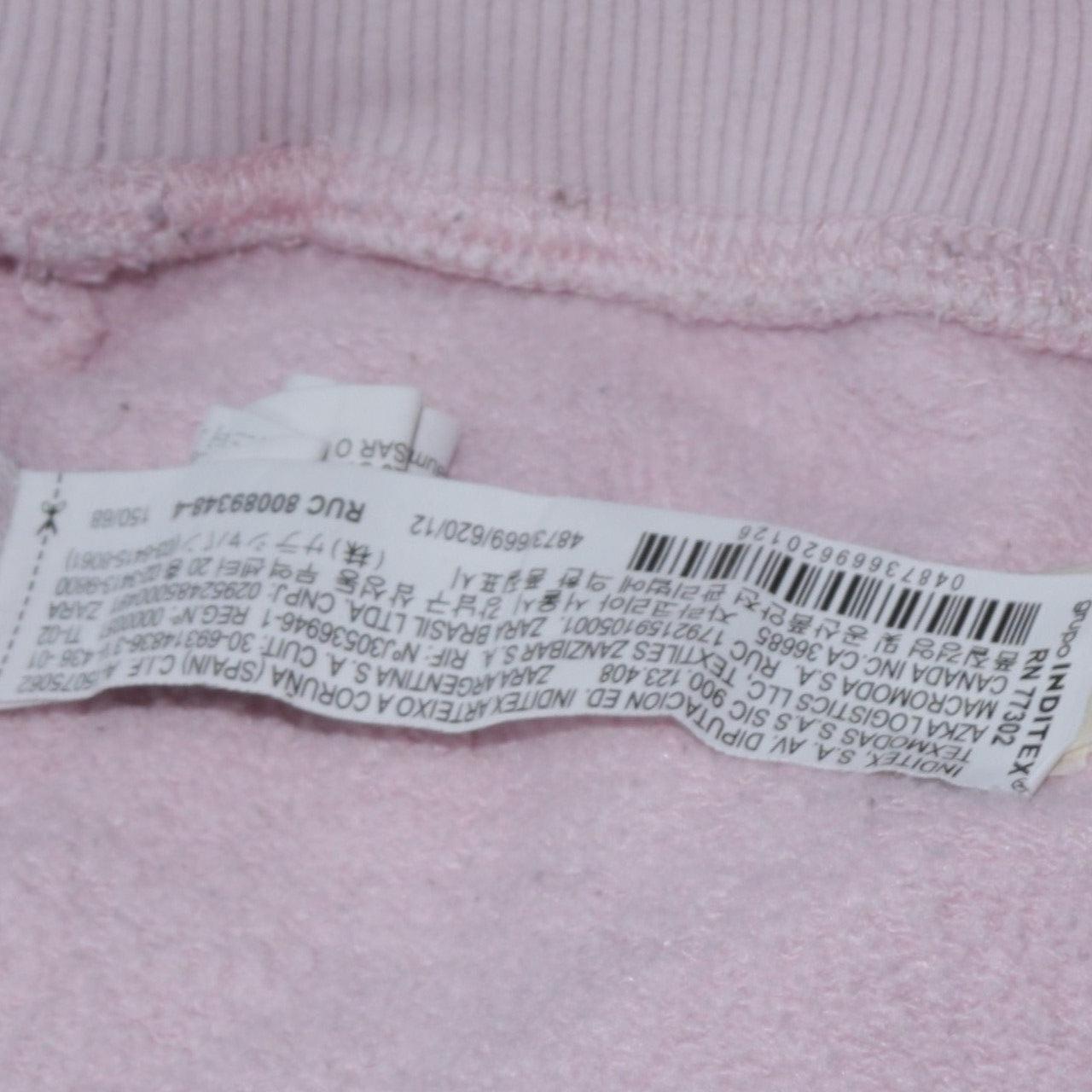 Zara Boys Pink Naruto Ichiraku Ramen Shop Pullover Hoodie 11-12 Years
