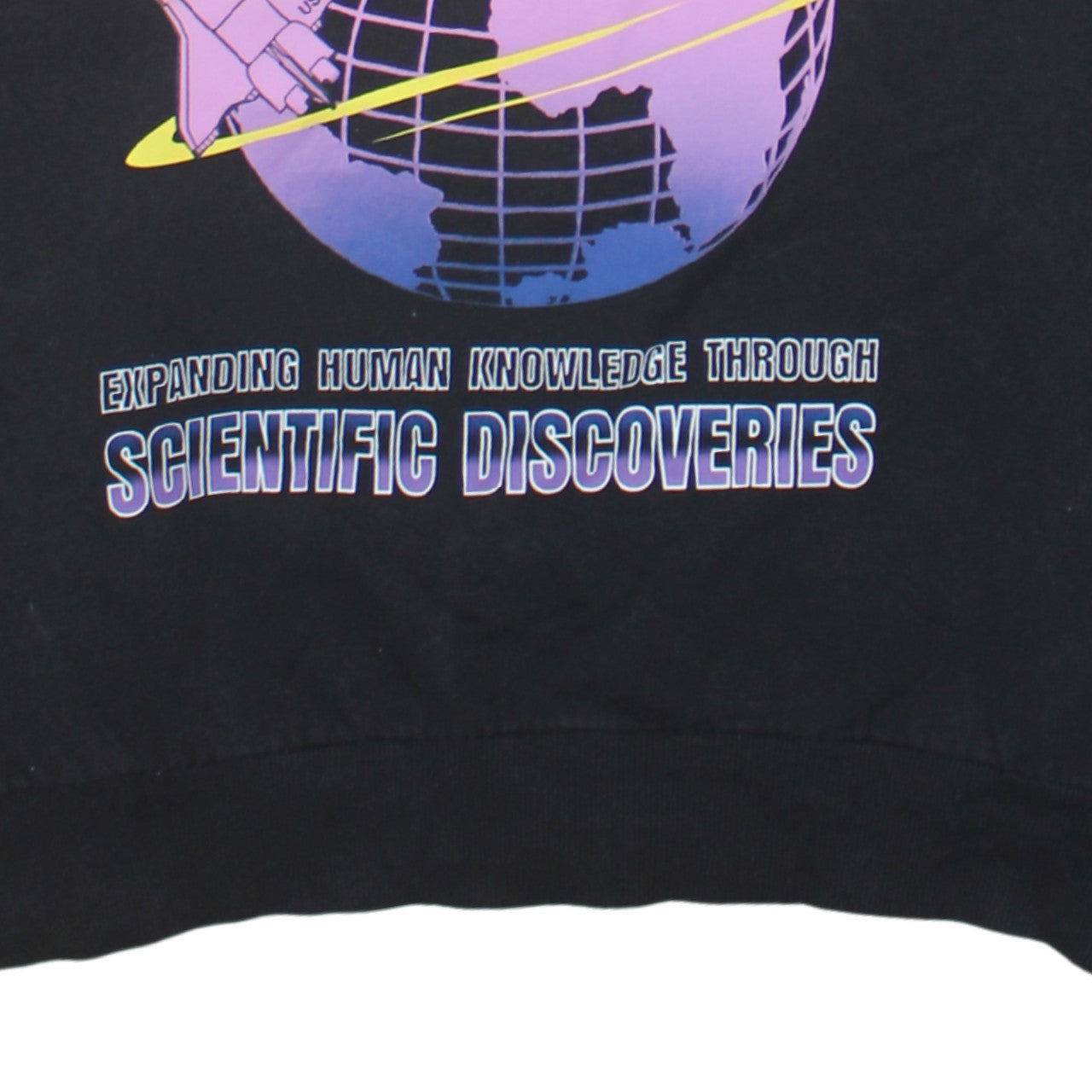 H&M Men’s Black NASA Pullover Hoodie Size S Graphic Space Logo