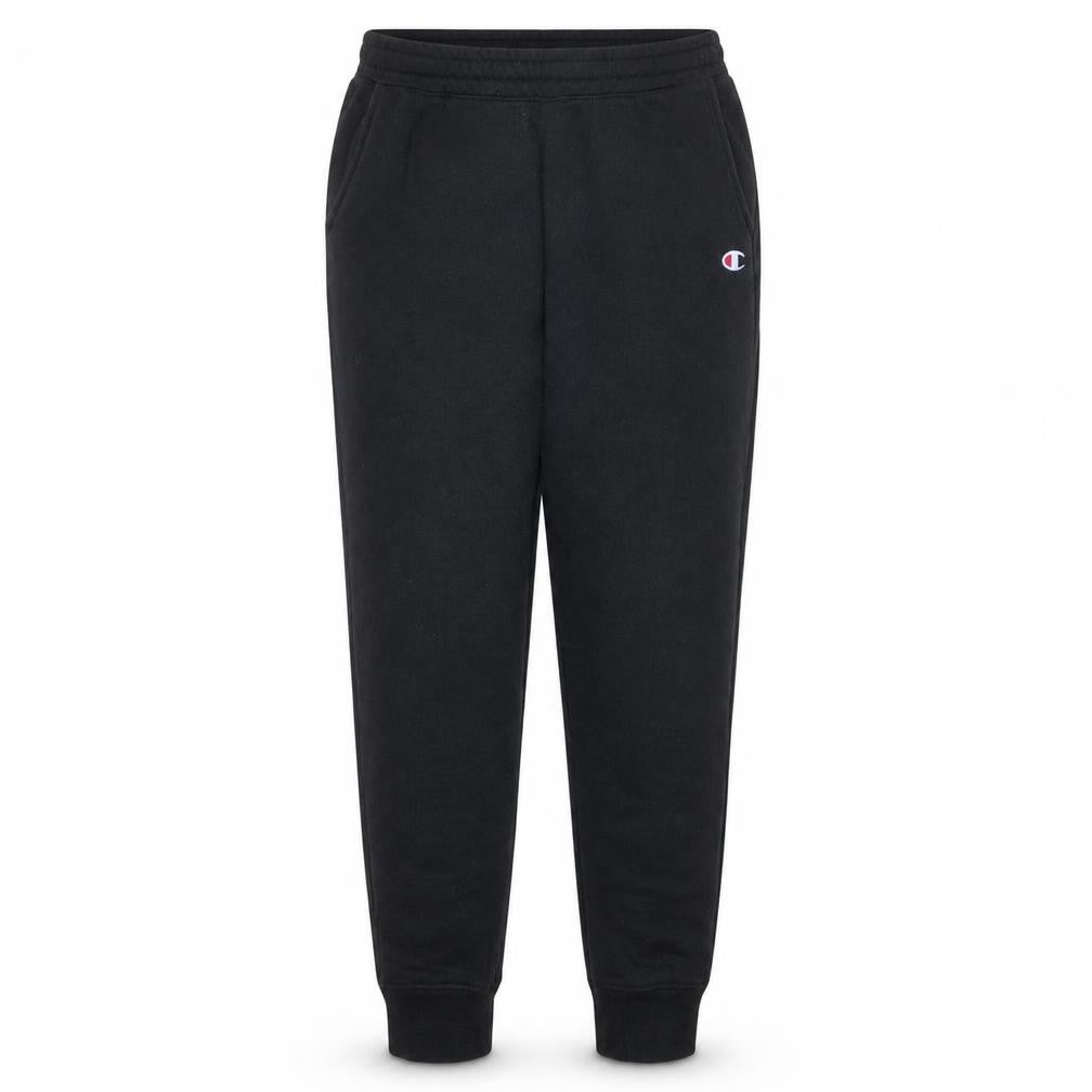 Champion Men's Black Jogger Sweatpants M Regular Fit Fleece Tapered