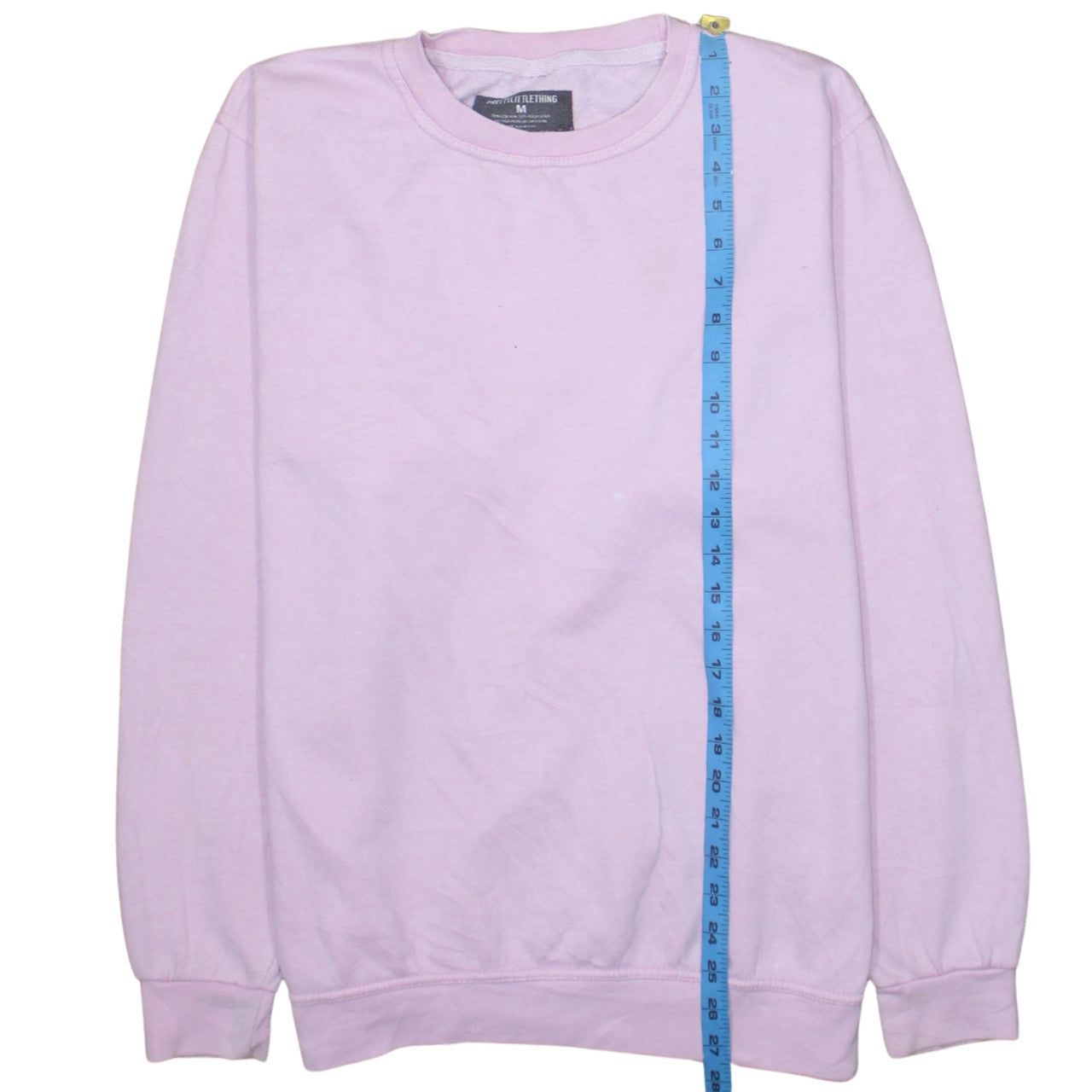 PrettyLittleThing Womens Pink Pullover Sweatshirt Size M Cotton Blend