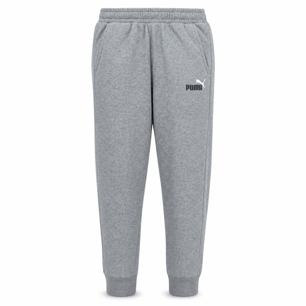 Puma Men Grey Jogger Sweatpants Medium Regular Fit Activewear
