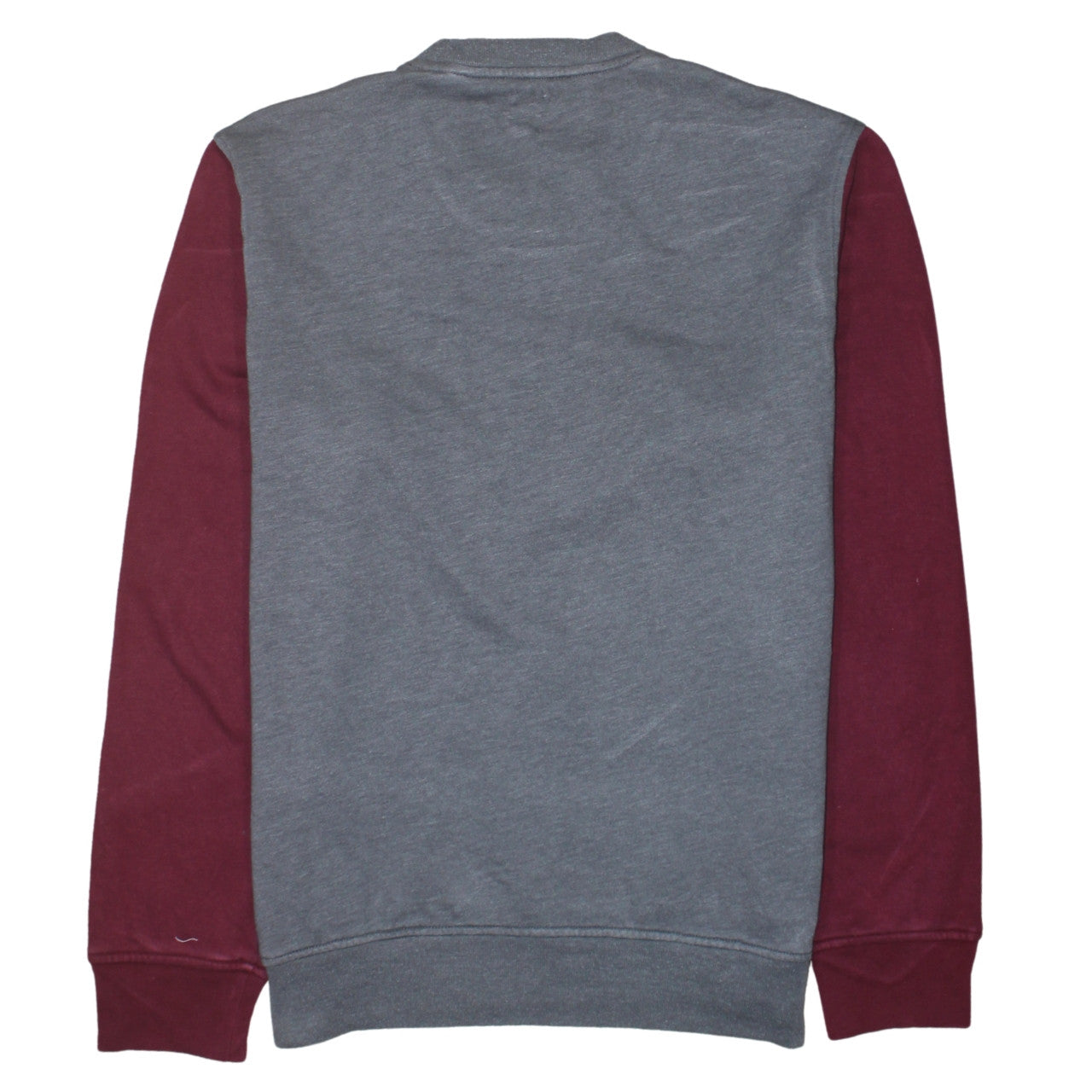 GAP Men's Grey Maroon Logo 1969 Crew Neck Sweatshirt Size M