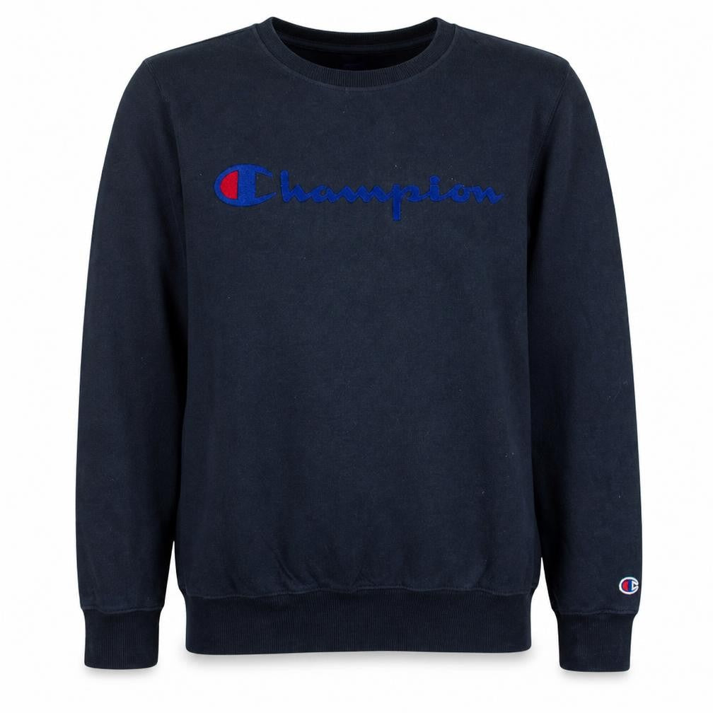 Champion Men's Black XS Crew Neck Pullover Sweatshirt