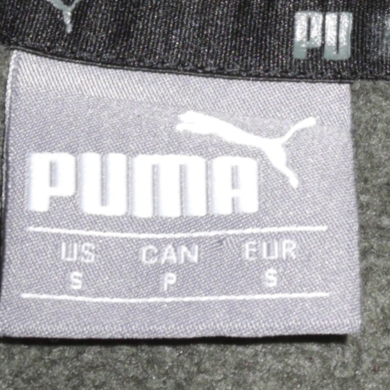 Puma Mens Green Pullover Hoodie Small Logo Sports Sweatshirt