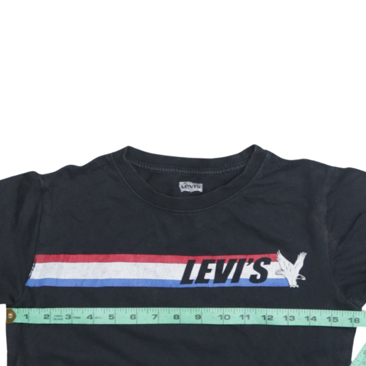 Levi's Boys Black 12-13 Years Logo Graphic Cotton T-Shirt