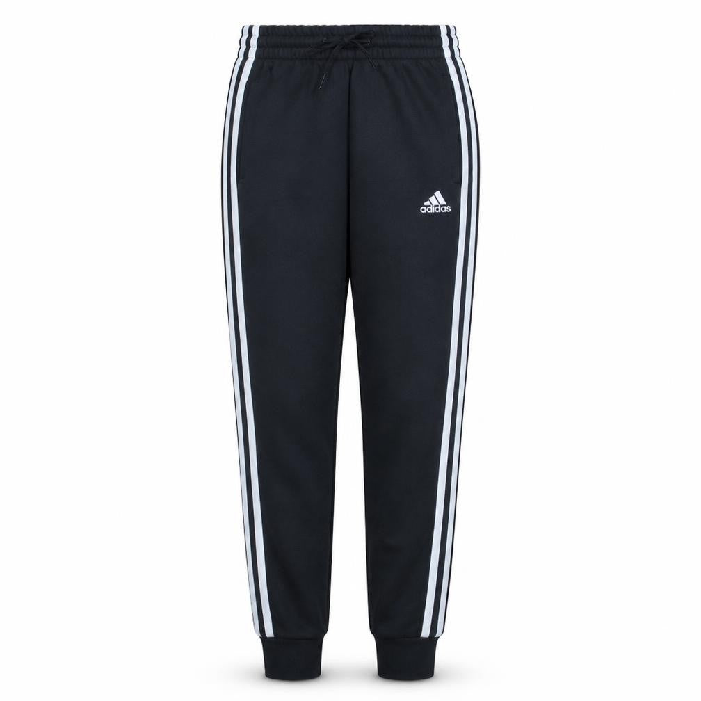 Adidas Womens Black XS Jogger Sweatpants with Side Stripes