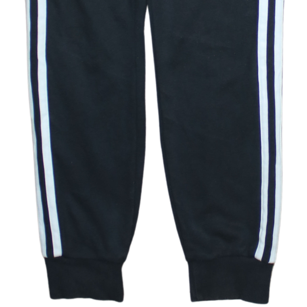 Adidas Womens Black XS Jogger Sweatpants with Side Stripes