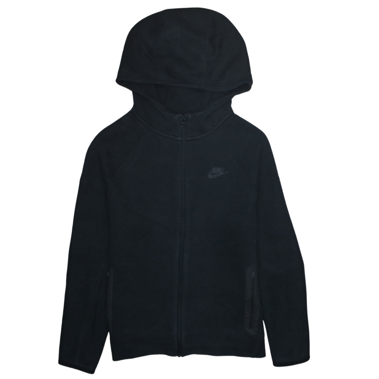 Nike Boys Black Full Zip Fleece Hoodie XL 158-170cm