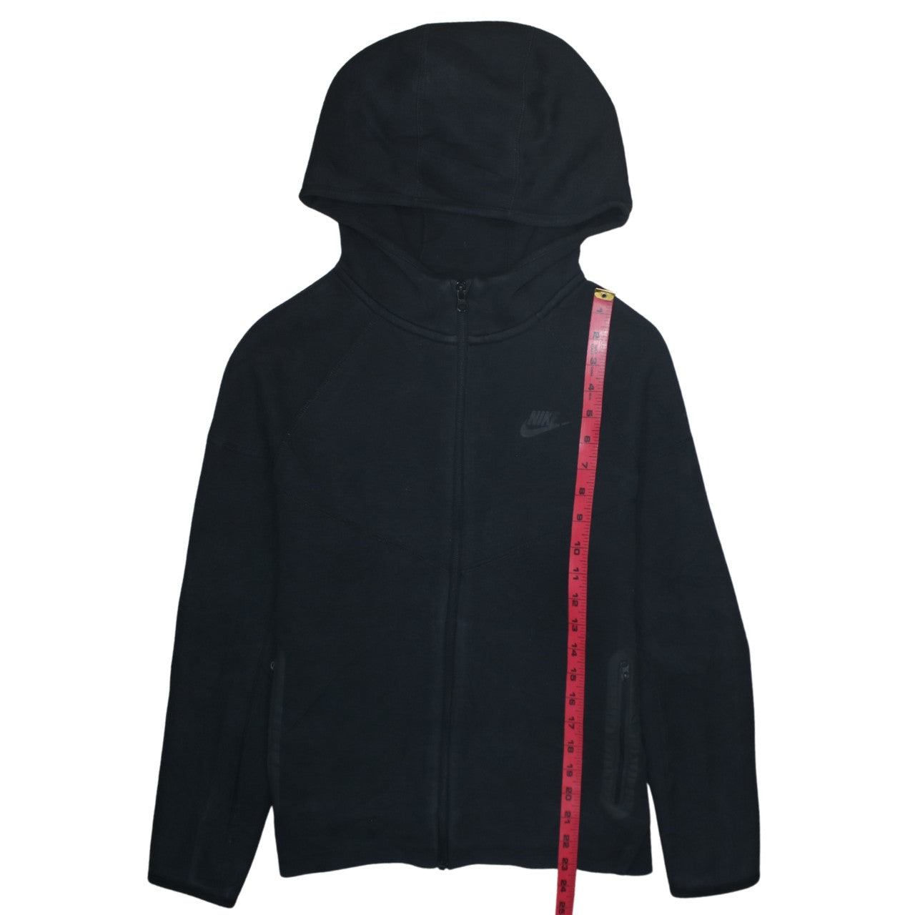 Nike Boys Black Full Zip Fleece Hoodie XL 158-170cm