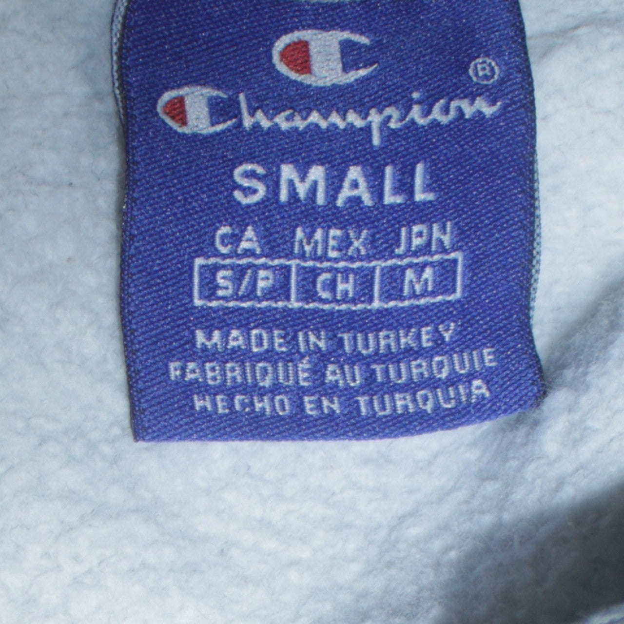 Champion Womens Grey Small Cropped Pullover Hoodie Sweatshirt
