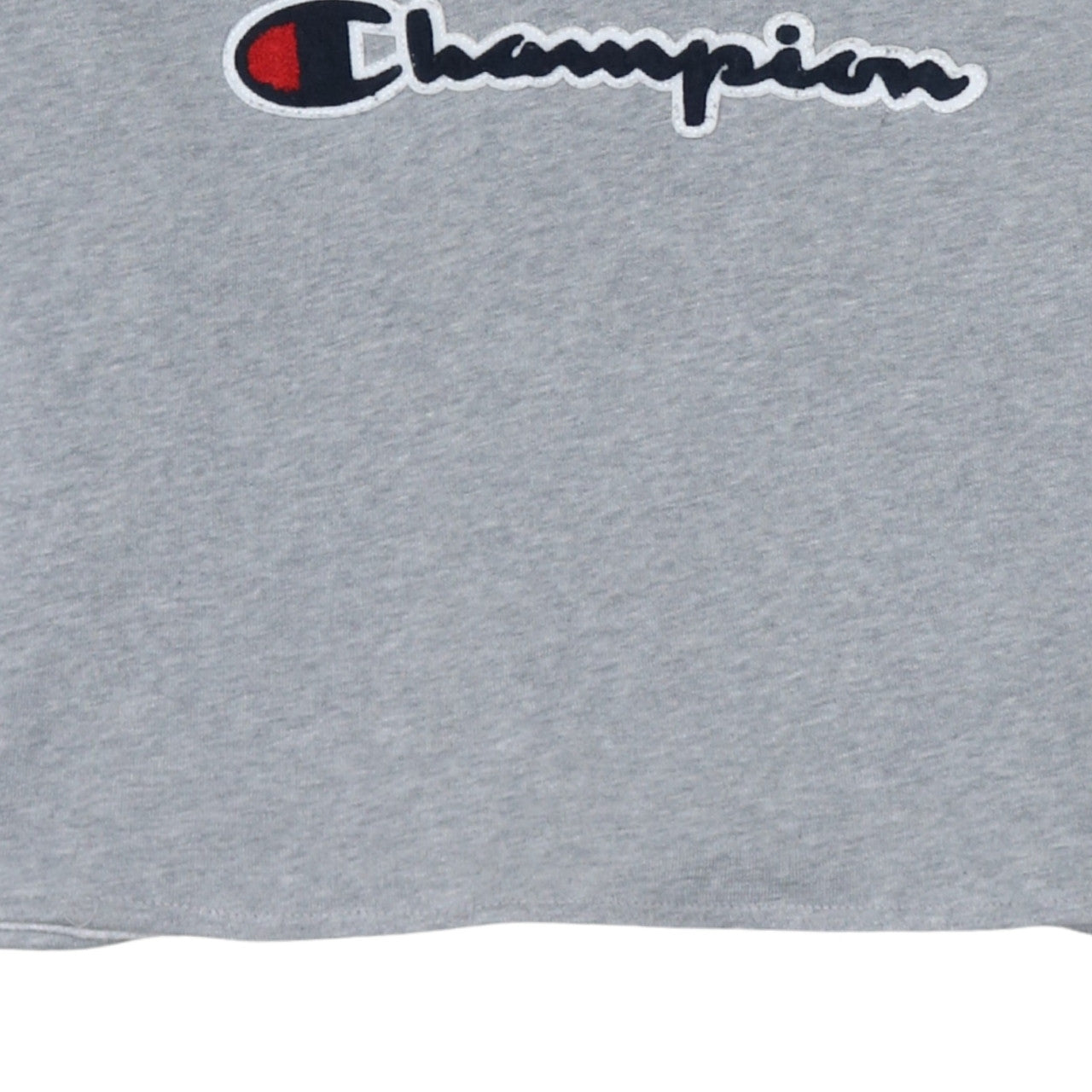 Champion Womens Grey Small Cropped Pullover Hoodie Sweatshirt