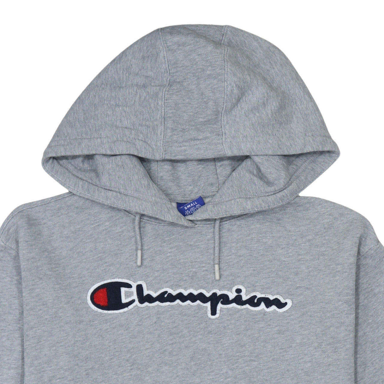 Champion Womens Grey Small Cropped Pullover Hoodie Sweatshirt