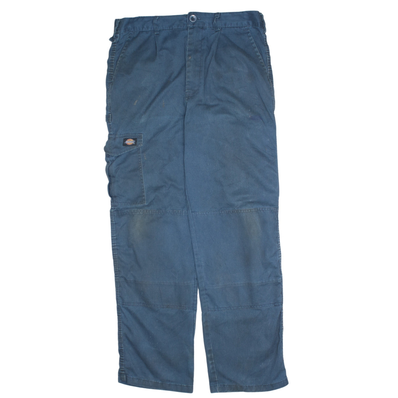 Dickies Men's Blue Cargo Workwear Trousers Size 44 Relaxed Fit
