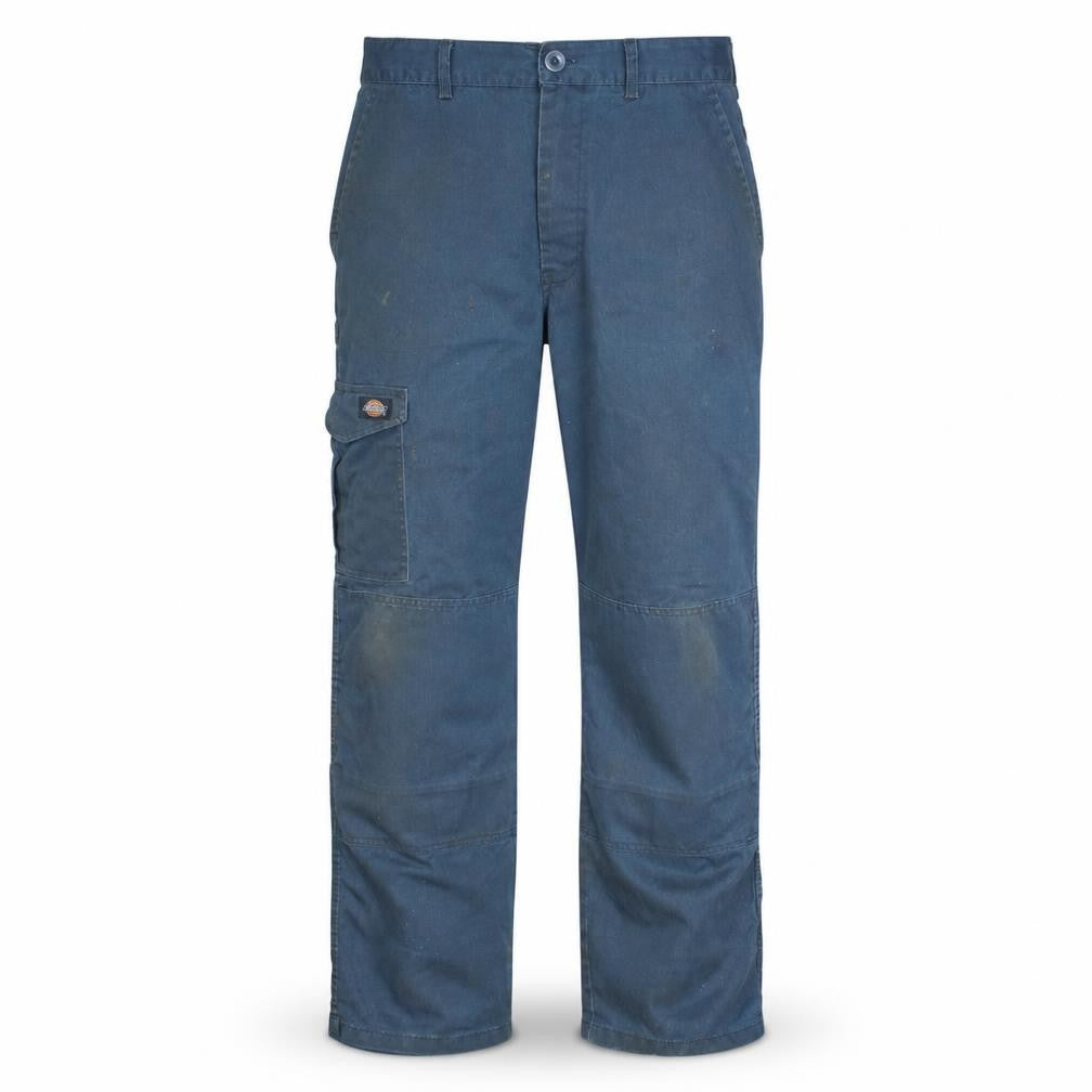 Dickies Men's Blue Cargo Workwear Trousers Size 44 Relaxed Fit
