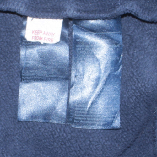 Tommy Jeans Women's Navy Blue XS Pullover Sweatshirt Logo Crew Neck
