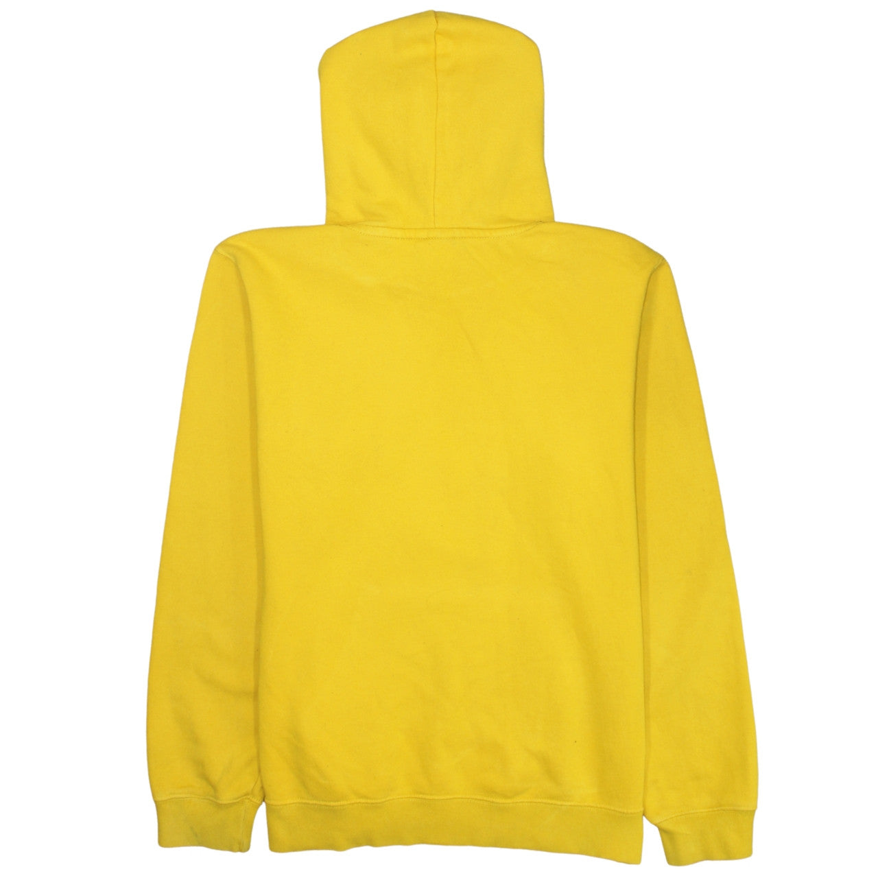 Champion Men's Yellow Pullover Hoodie Large Sports Fleece