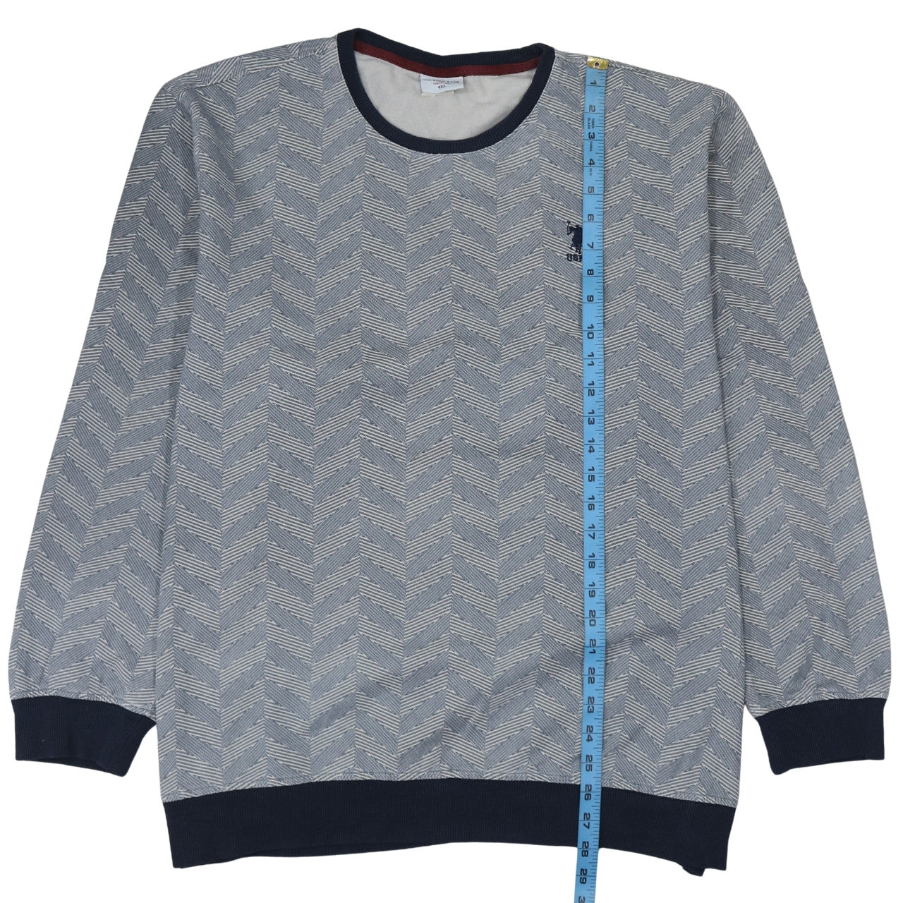 U.S. Polo Assn. Men's Blue 4XL Crew Neck Pullover Sweatshirt