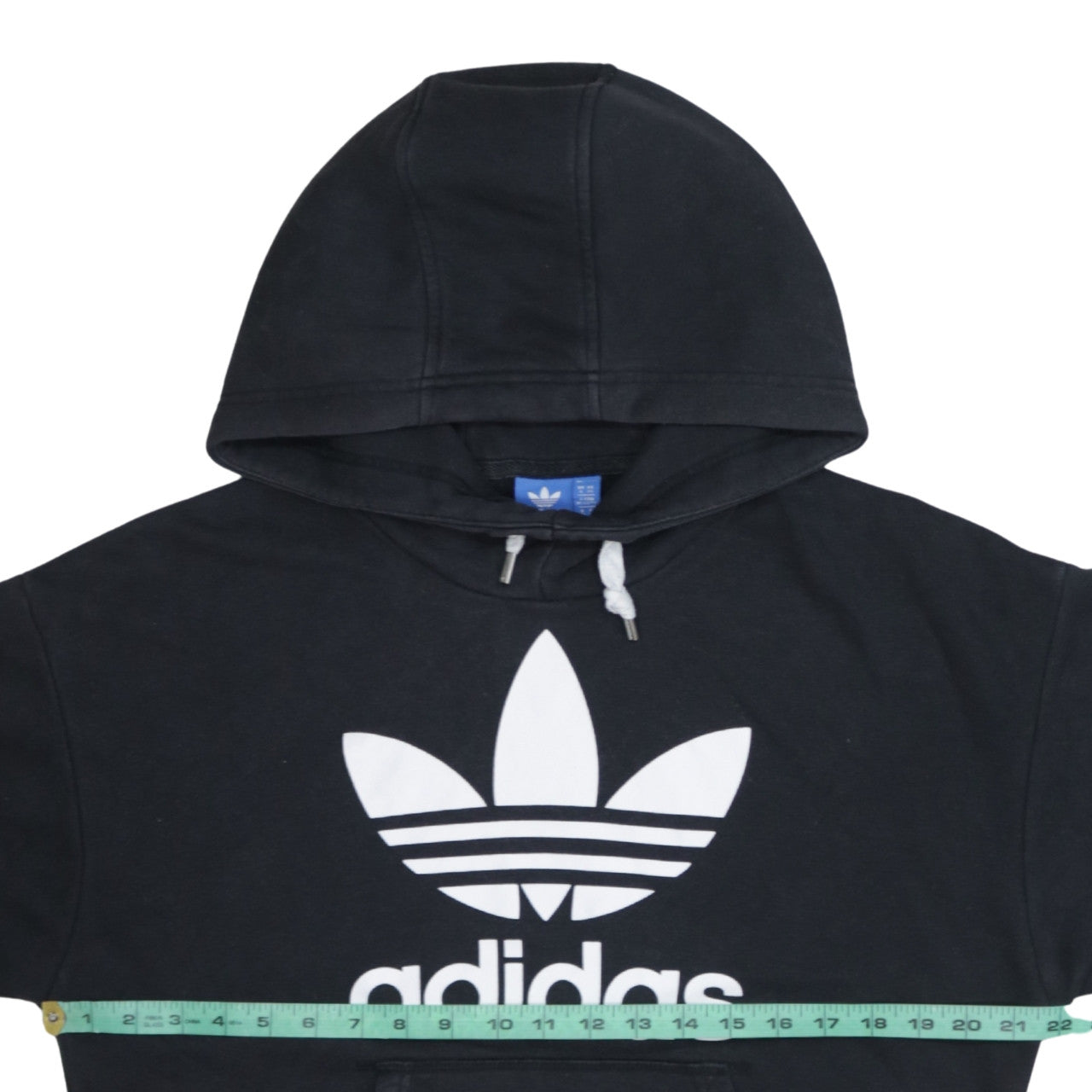 Adidas Women’s Black XS Pullover Hoodie with Logo and Pocket
