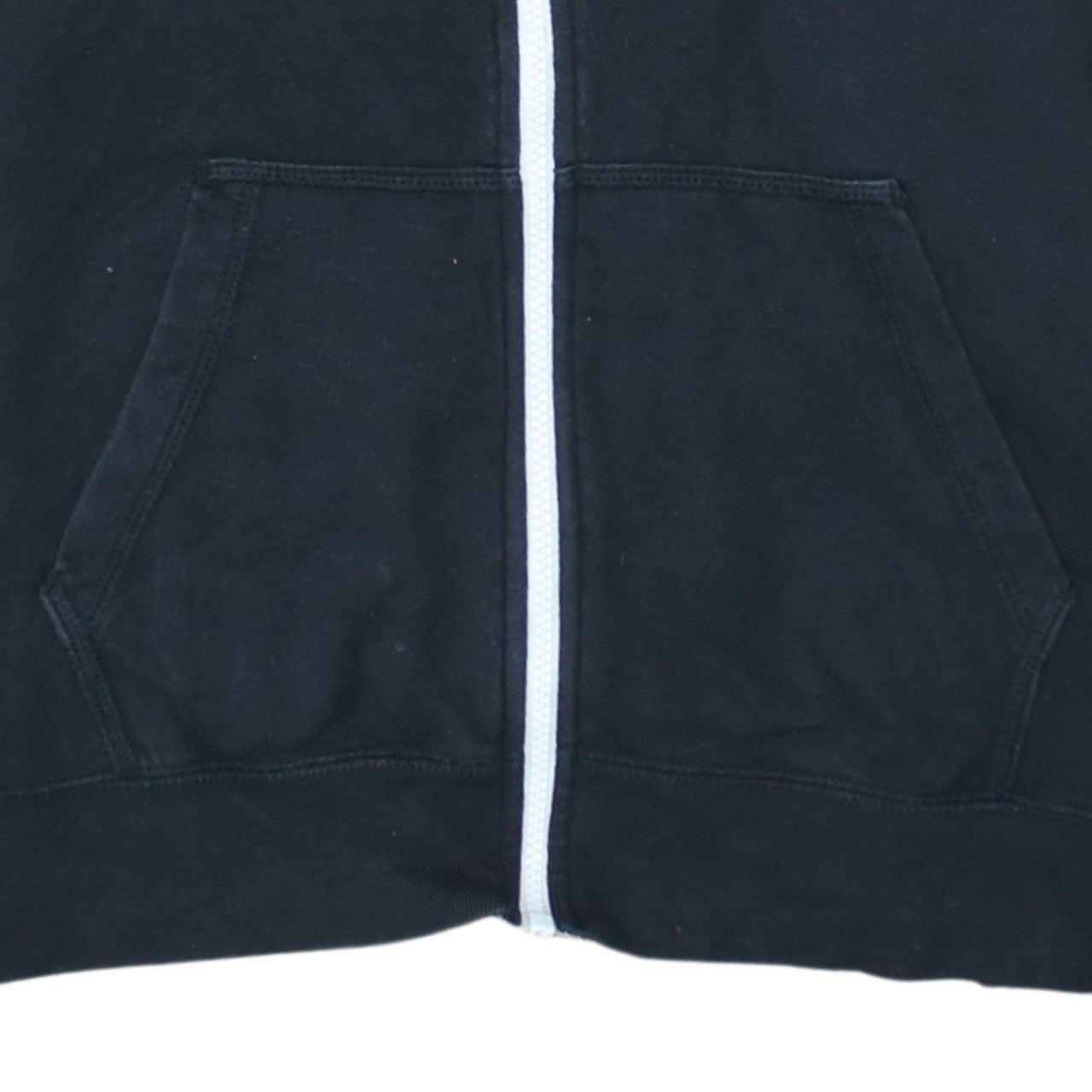 Nike Men's Black Full Zip Hoodie Large Sports Fleece Sweatshirt