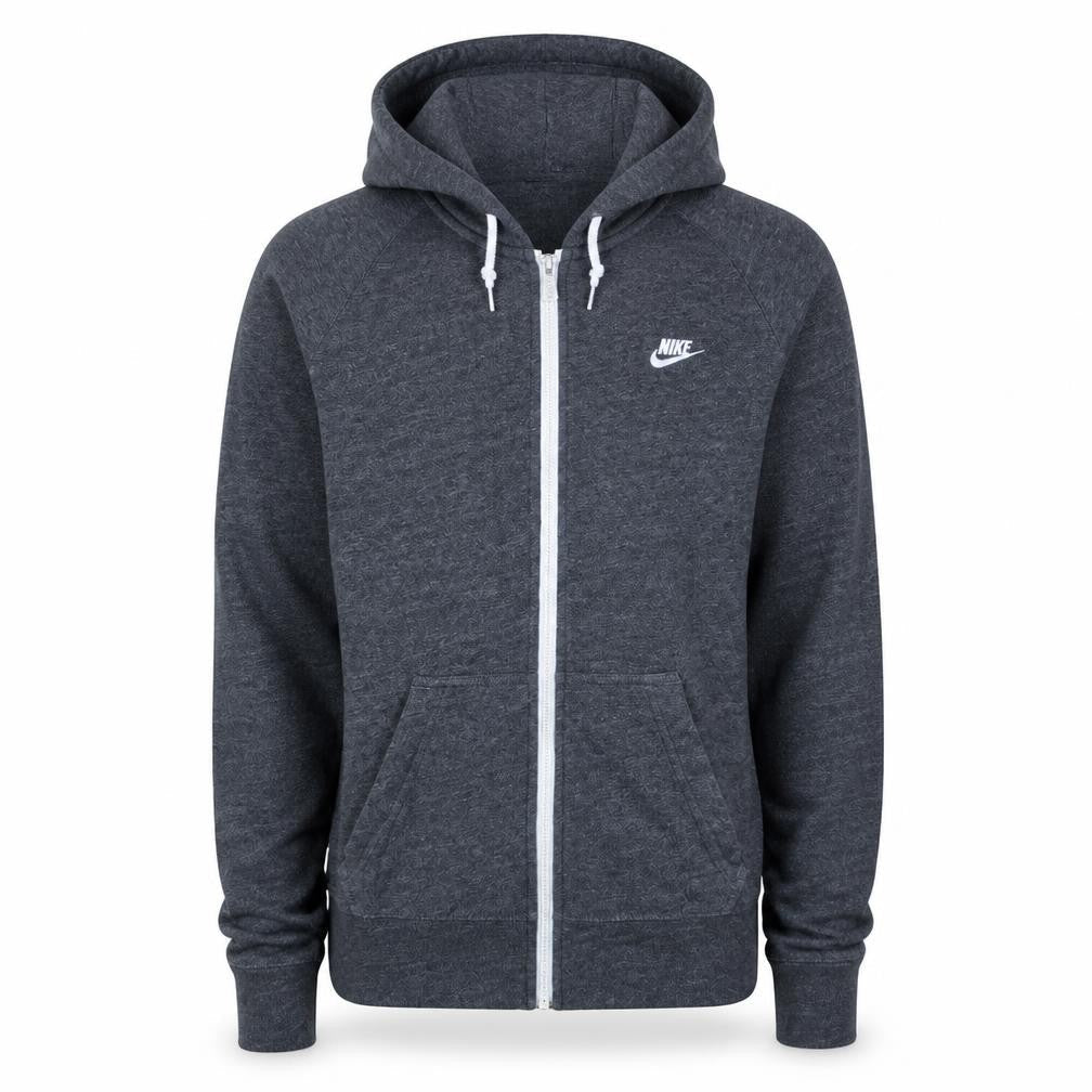 Nike Men's Grey Full Zip Hoodie Size S Lightweight Sportswear