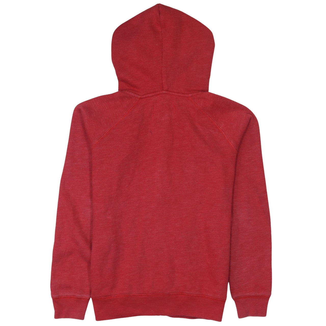 Jack Wills Womens Red Full Zip Hoodie Size 12 Cotton Blend Casual