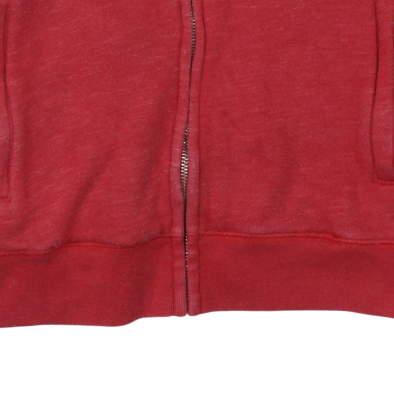 Jack Wills Womens Red Full Zip Hoodie Size 12 Cotton Blend Casual