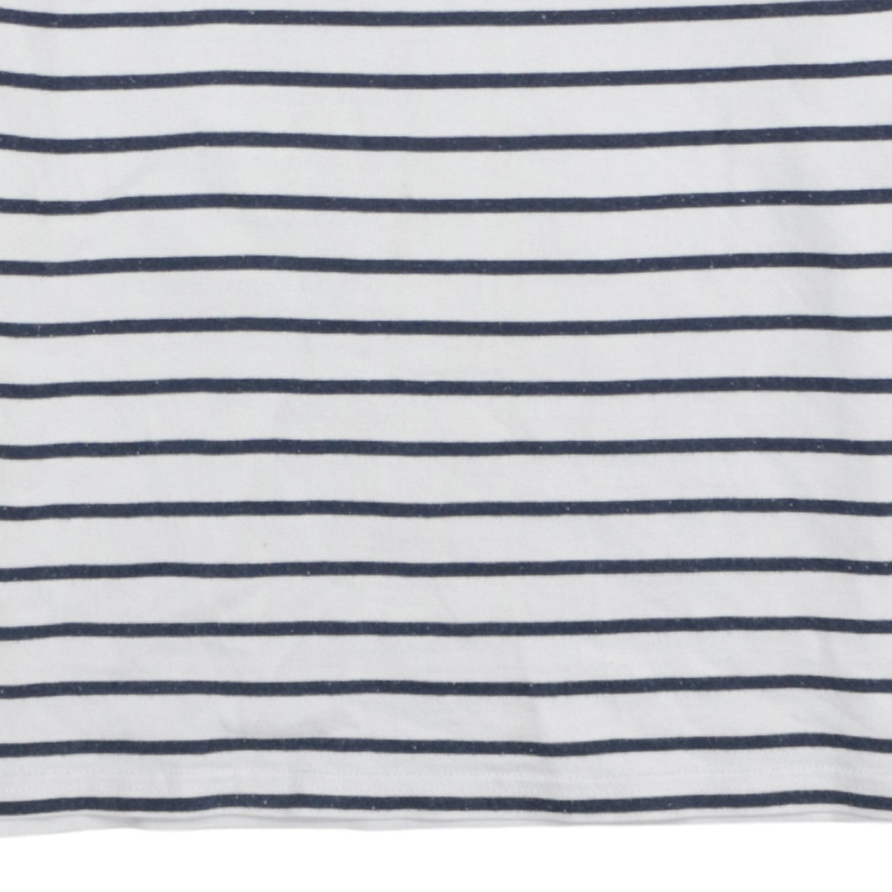 Levi's Women White Blue Striped Long Sleeve Pullover Sweatshirt Size L