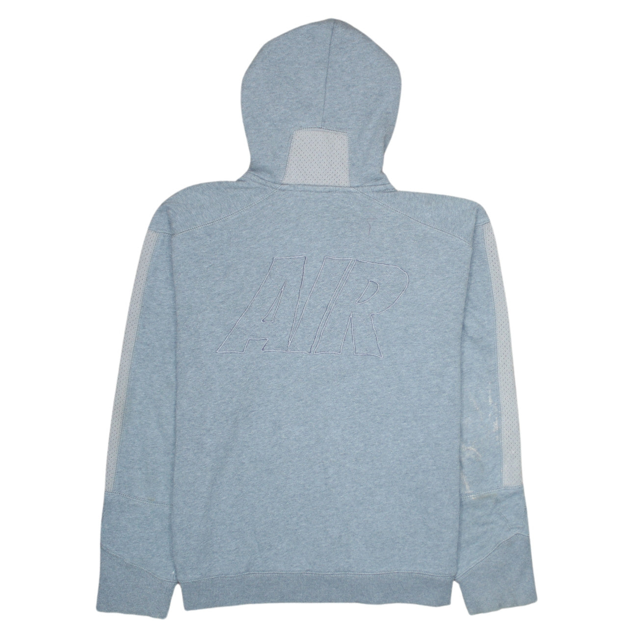 Nike Boys Grey Full Zip Hoodie Small Fleece Sportswear with Logo