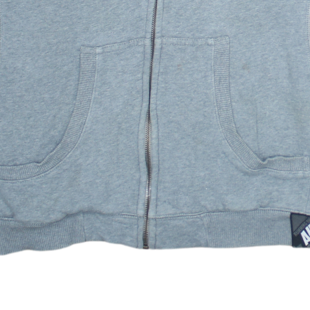 Nike Boys Grey Full Zip Hoodie Small Fleece Sportswear with Logo