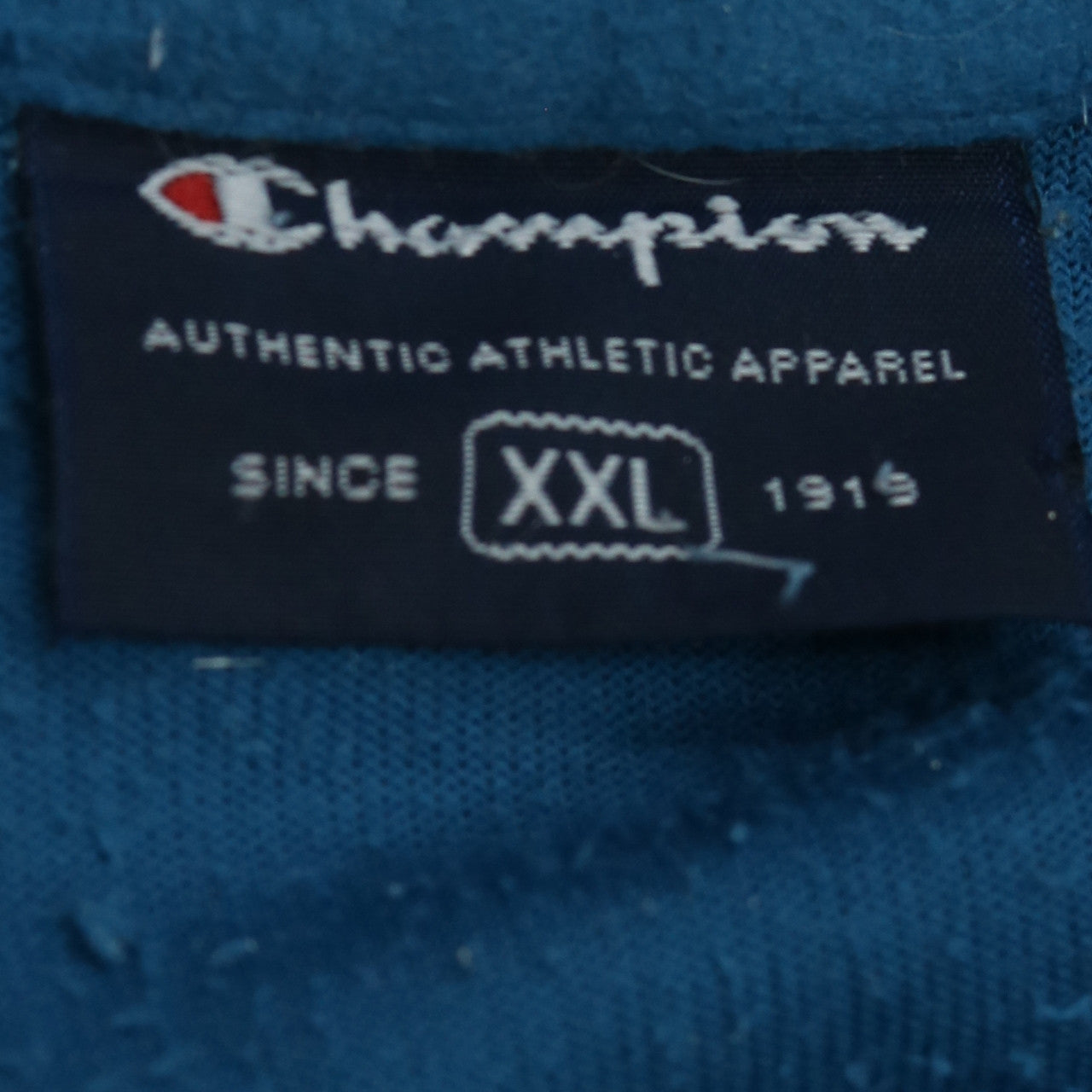 Champion Men's Blue 1/4 Zip Fleece Pullover Sweatshirt XXL