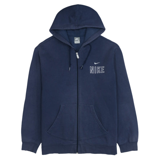 Nike Men's Blue Full Zip Hoodie XL Sports Fleece