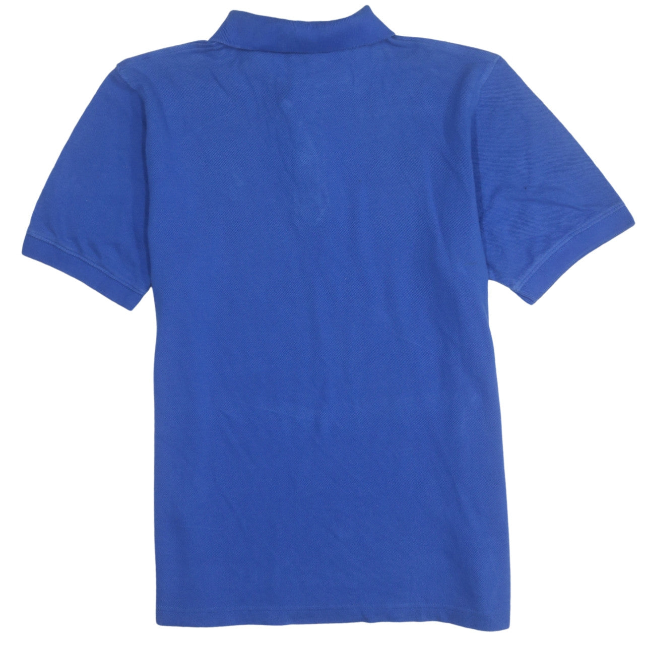 Nautica Blue Cotton Polo Shirt Teens 14 Regular Fit Short Sleeve