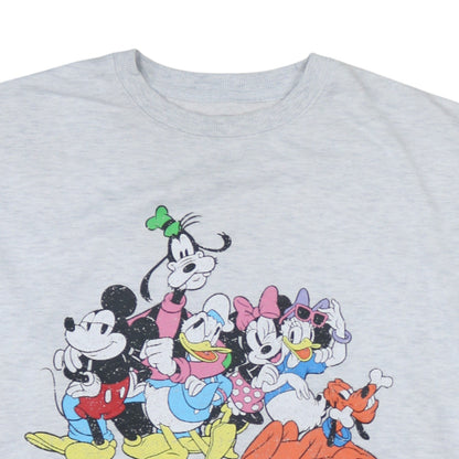 Additional view of Primark Disney Women Grey L Sweatshirt Mickey & Friends Pullover