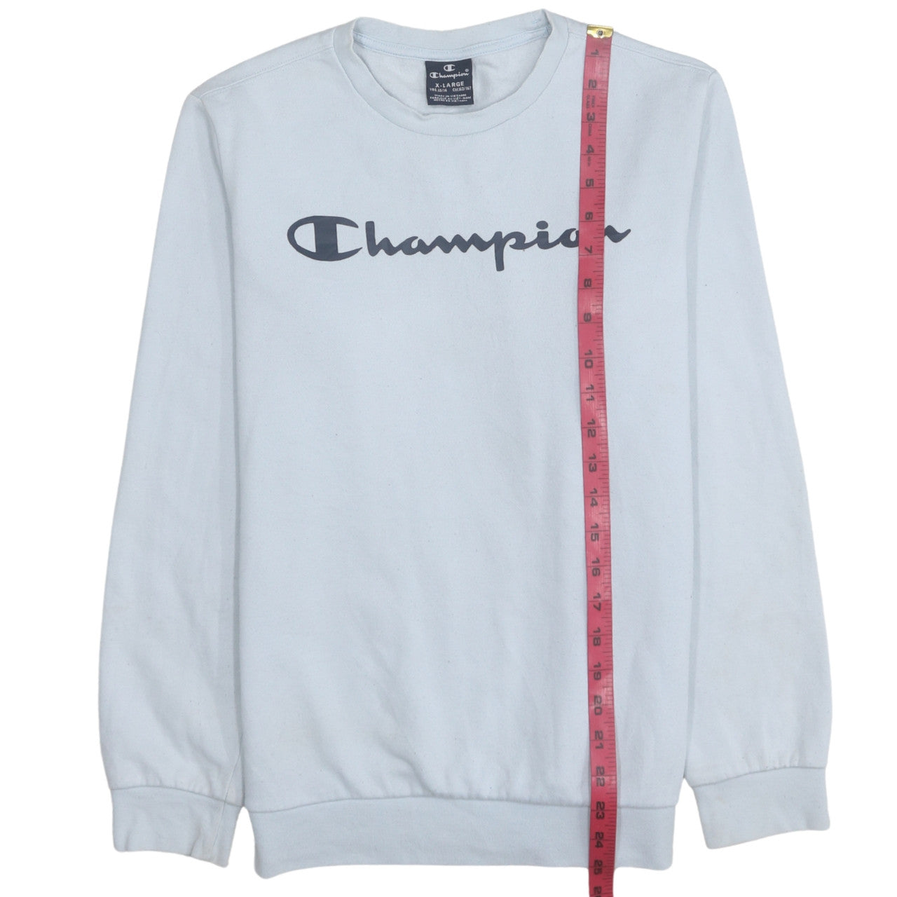 Champion Girls White Logo Pullover Sweatshirt 13-14 Years