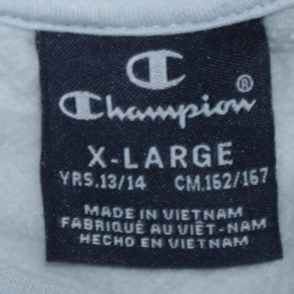 Champion Girls White Logo Pullover Sweatshirt 13-14 Years